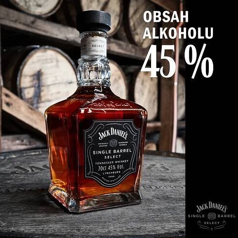 Jack Daniel's Single Barrel 45% 0,7 l (holá láhev)
