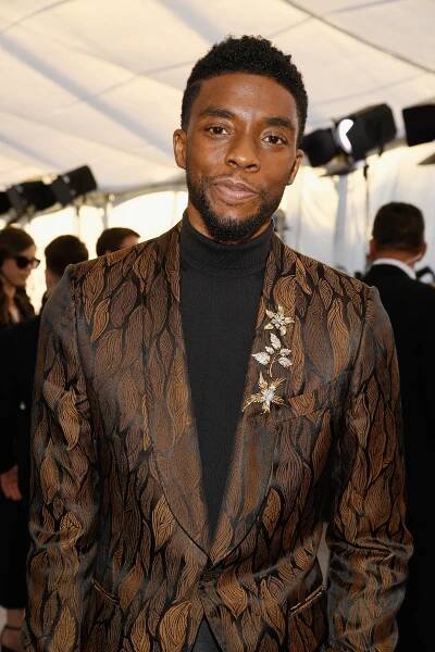 Chadwick Boseman at the 25th Annual Screen Actors Guild Awards in 2019.