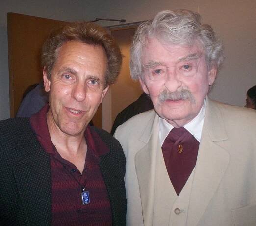 Legendary Actor Hal Holbrook Performing as Mark Twain Wallpaper