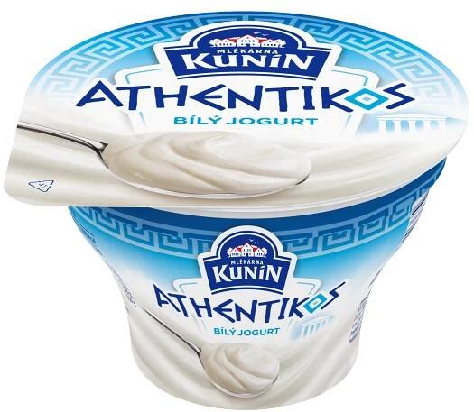 Mlékárna Kunín Athentikos jogurt bílý