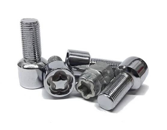 Pojistné bezpečnostní šrouby kol DIO M14x1,5x28mm kulové sedlo