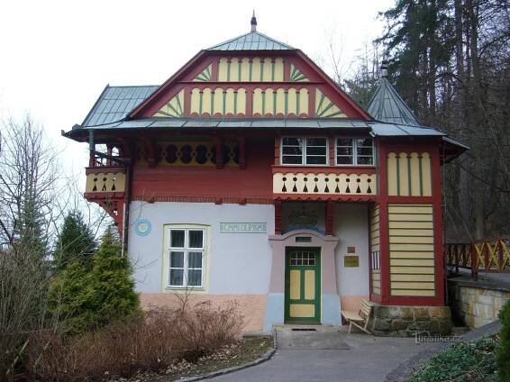vila Chaloupka v Luhačovicích - Město
