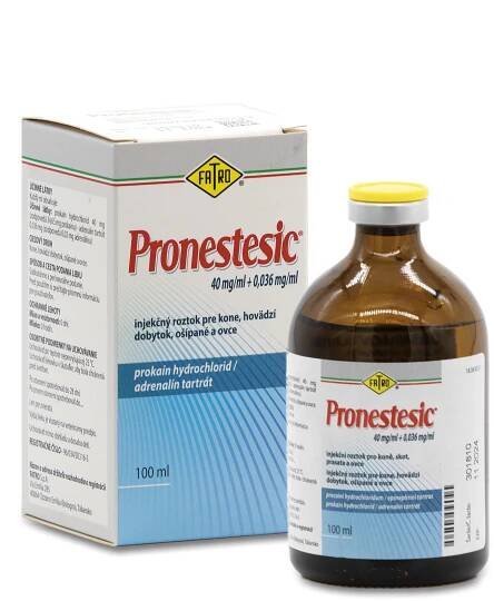 Pronestesic inj. 40 mg/ml ⋆ CYMEDICA – partner pro veterinární profesionály