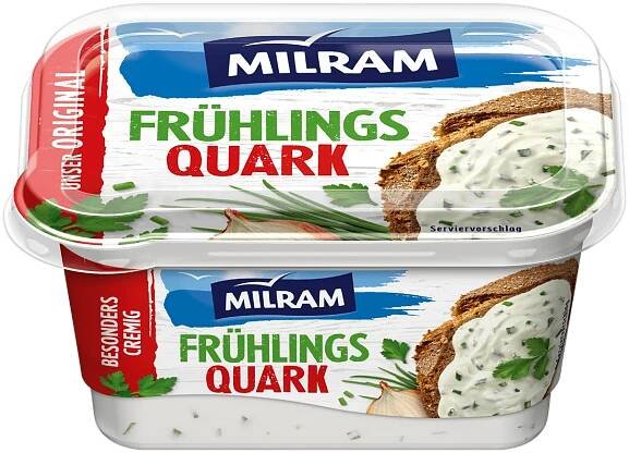 MILRAM Frühlingsquark 287 g – Kräuterquark bei ALDI Nord