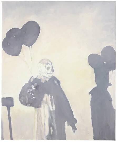 Luc Tuymans, Ballone, 2017, oil on canvas, private collection. Photo: Studio Luc Tuymans, Antwerp.