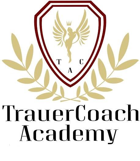 Logo der TrauerCoach Academy in der du lernst anderen beim Abschied nehmen und der Trauerverarbeitung zu begleiten.