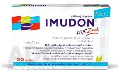 IMUDON NEO plus Zinok 20 tbl|Lieky24.sk