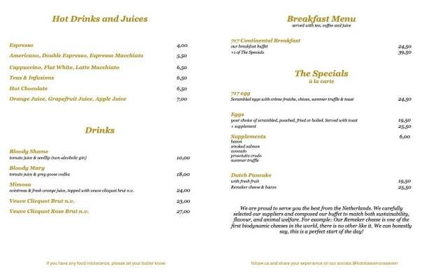 Eat & Drink - Hotel 717