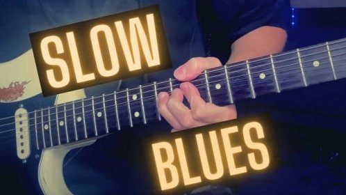 Slow Blues Guitar Backing Track - A Minor