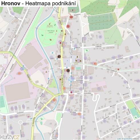 Hronov - mapy | Kurzy.cz