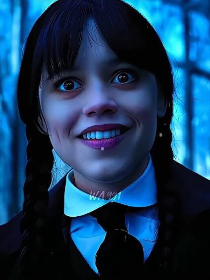 Uncle Fester is the only person worthy of Wednesday's smile #shorts#edit #wednesday #jennaortega#fyp