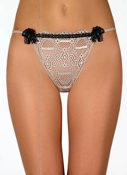 Dámské tanga Axami V-6258 Nougat