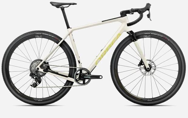 ORBEA TERRA M21eTEAM 1X (2025), ivory white/spicy lime