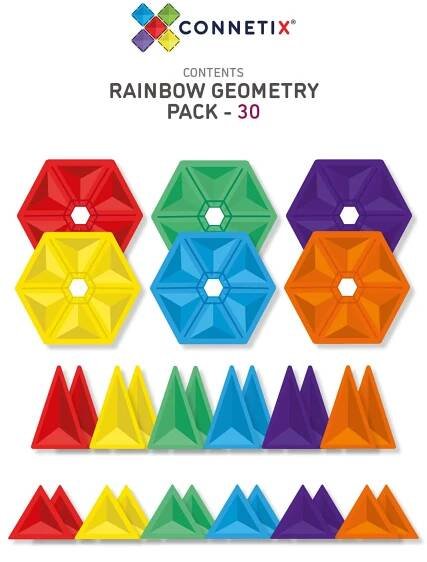 Connetix Tiles - Geometry DUHA 30 ks