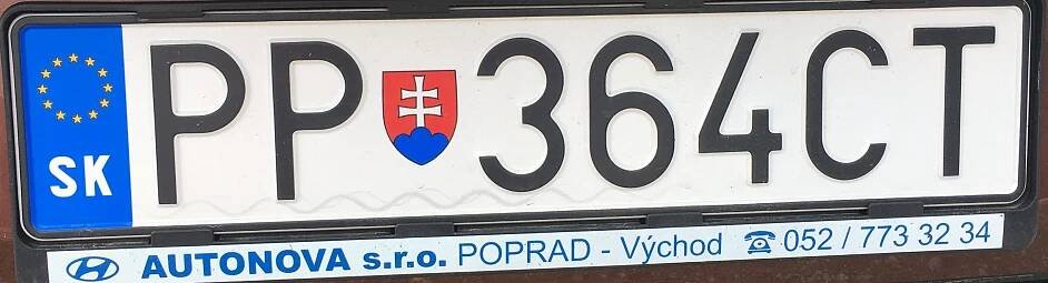 Registrační značka: PP - Poprad, foto: vlastní