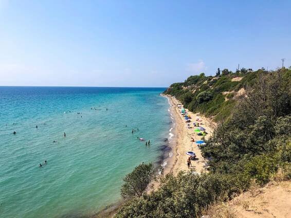Chalkidiki obytným autem