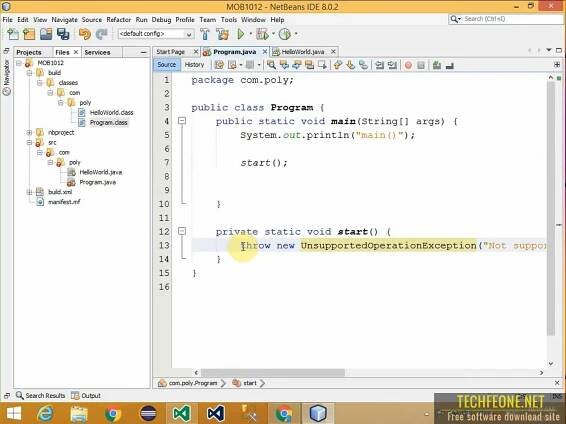 NetBeans IDE 8.2 Free Download for Windows - TECHFEONE