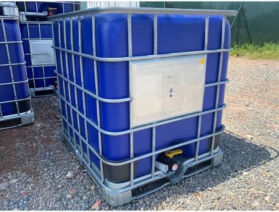 IBC kontejner – vycisteny – modry – product