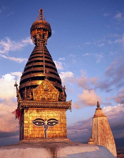 Swayambhunath Stupa, Kathmandu, Nepál