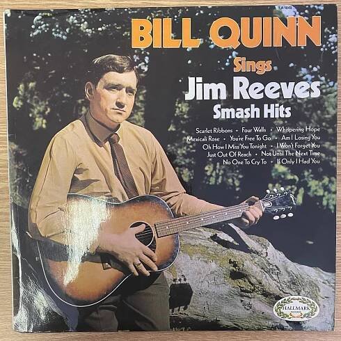 Bill Quinn – Bill Quinn Sings Jim Reeves Smash Hits - LP / Vinylové desky