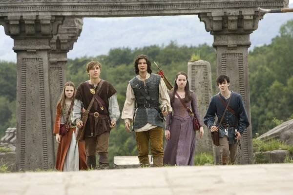 Letopisy Narnie: Princ Kaspian - Z filmu - Georgie Henley, William Moseley, Ben Barnes, Anna Popplewell, Skandar Keynes