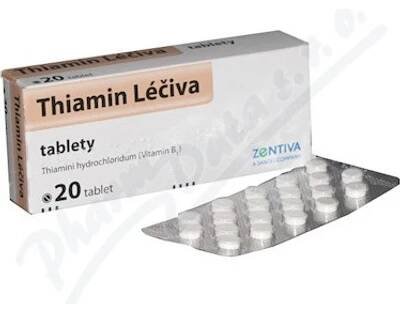 Thiamin Léčiva 50mg tbl.nob.20