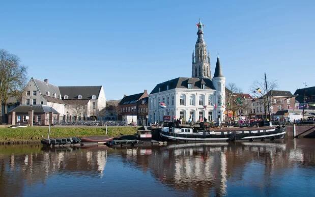 Nizozemsko Breda, city view