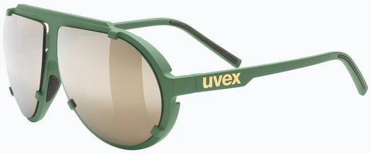 Sluneční brýle UVEX Esntl Pina moss green matt/mirror gold