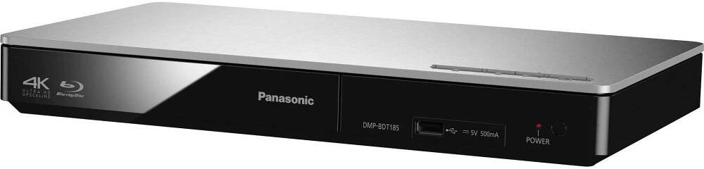 Panasonic DMP-BDT185 3D Blu-Ray přehrávač 4K Upscaling stříbrná