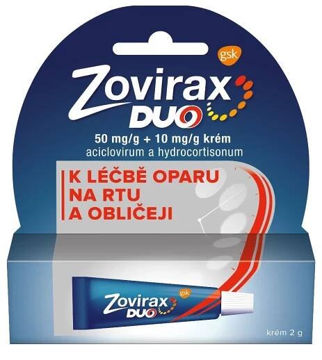Zovirax Duo krém na opary 2 g