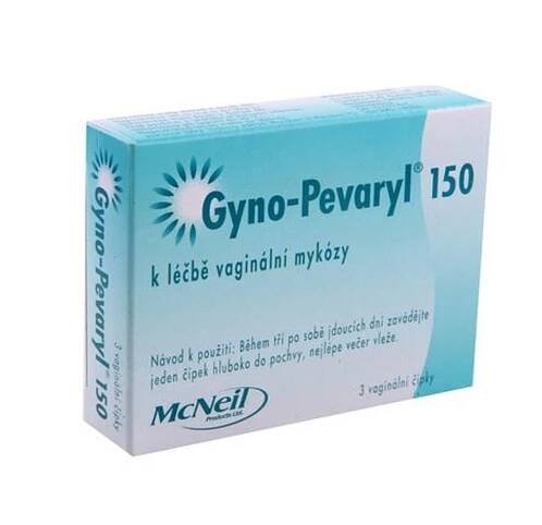GYNO-PEVARYL 150 čípky 3 kusy