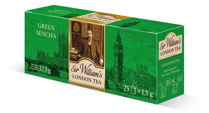 Sir Williams Tea Green Sencha 25tb přívěsek