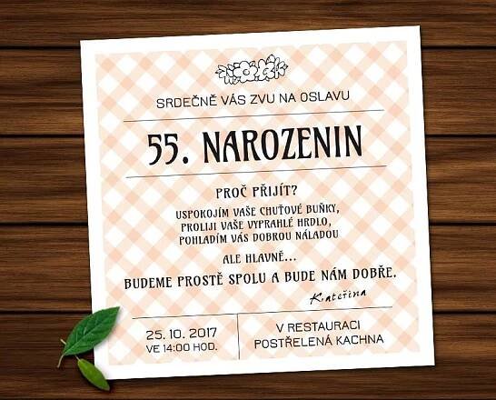 pozvánka na oslavu - karo_oranzova