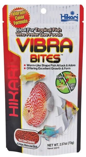 HIKARI Vibra Bites Krmivo Ryby Všežravé 35g Datum platnosti nejméně 1 rok ode dne zakoupení