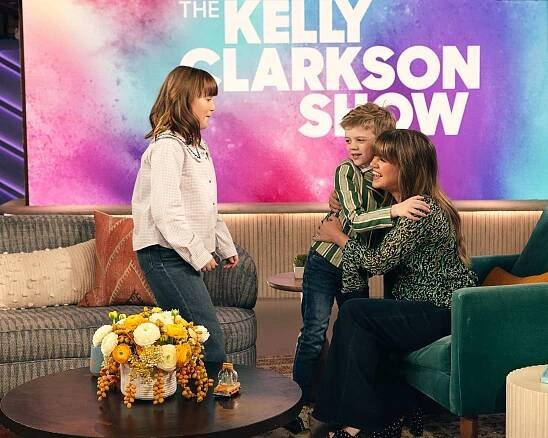 Kelly Clarkson’s Kids River, Remy Are All Grown Up in Talk Show Chat
