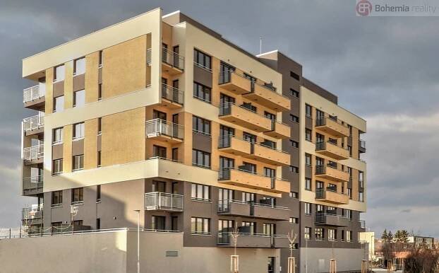 Pronájem bytu 1+kk/B + GS v novostavbě, Praha 5 - Třebonice, projekt Park Zličín, 15 000 Kč/měs