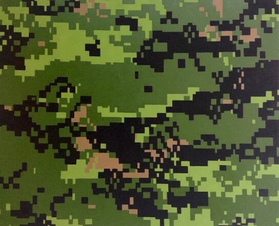 CADPAT painting by Ben Williamson