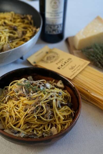 Creamy Mushroom Tagliolini