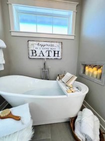 Decorating Ideas for a Relaxing Spa Bathroom