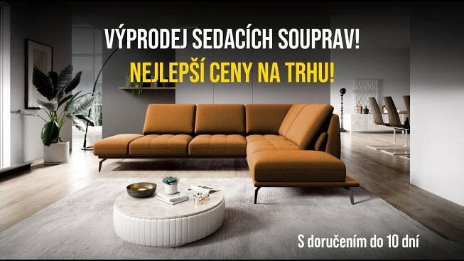 Sedačky skladem za ty nejlepší ceny na trhu!