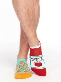 pro dokonalý a originální outfit Veselé ponožky do tenisek Hranolky s kečupem