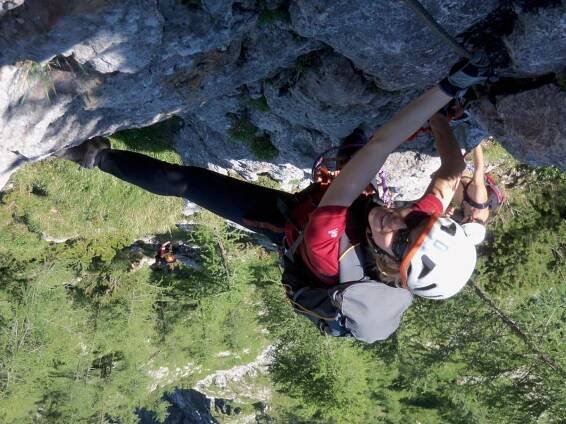 hany.info - Seewand klettersteig, horní část, Rakousko, Solná komora, Dachstein, Alpy