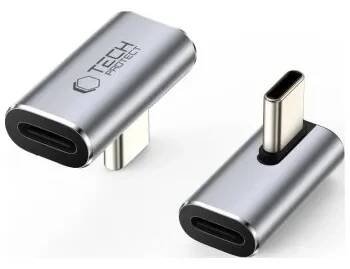 Mobilní telefon Tech-Protect | Tech-Protect Ultraboost AA03 adaptér USB-C, šedý