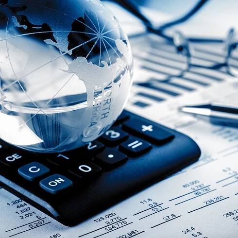Stock Market Finance Account Report on the desk.