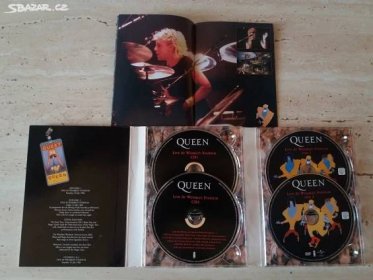 QUEEN - Live At Wembley Stadium - 1986 - 4 DVD - Praha - Sbazar.cz
