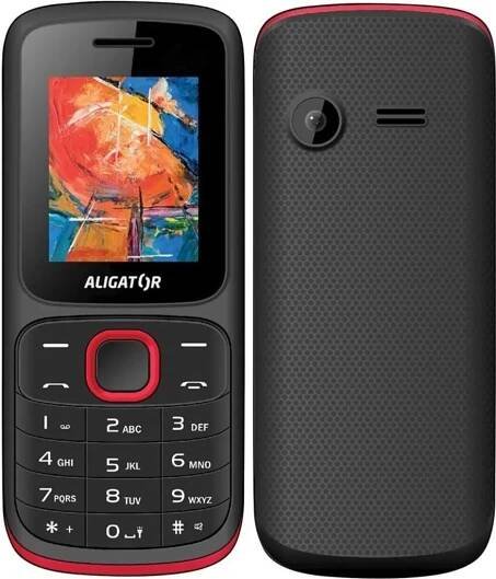 Mobilní telefon Aligator D210 Dual SIM (AD210BR) černý/červený