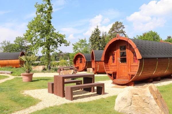 » Sleeping barrelCampingpark Heidewald