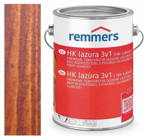 Remmers HK-LASUR 5L 2251 Týk - Teak + dárek k objednávce nad 1000Kč - Barvy na dřevo.cz - Specialista na nátěry dřeva