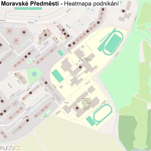 Moravské Předměstí - mapy | Kurzy.cz