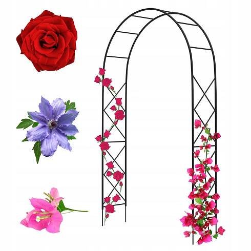 Pergola zahradní kovový oblouk Classic Podpěra pro růže sundavilla clematis